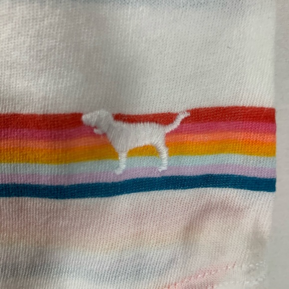 Pink by VS Rainbow white T-shirt - Picture 4 of 7